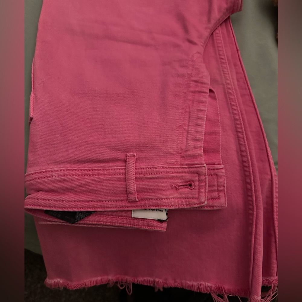 Zara Marine Straight Pink jeans